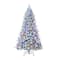 7.5ft. Pre-Lit Flocked Churchill Fir Artificial Christmas Tree , Color Changing LED Lights